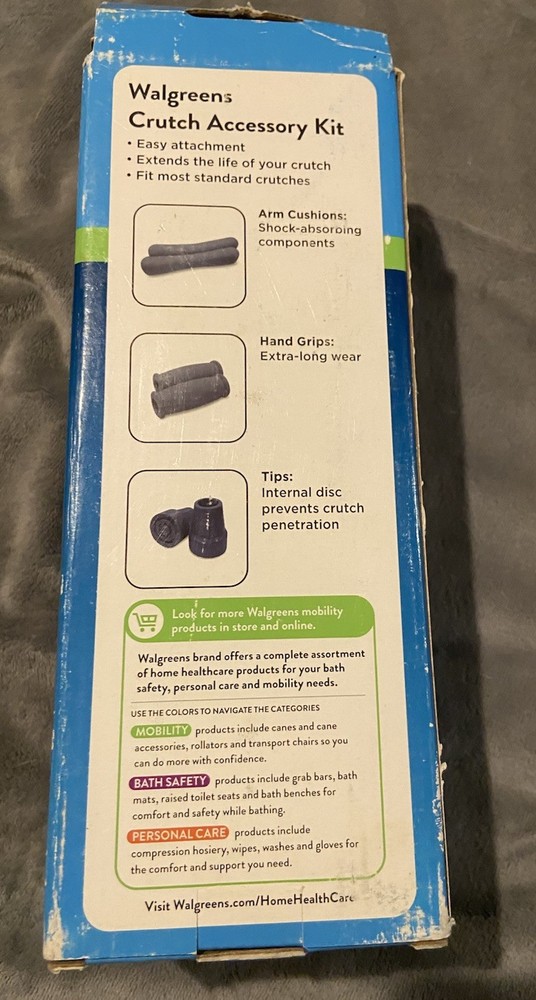 Walgreens Crutch Accessory Kit