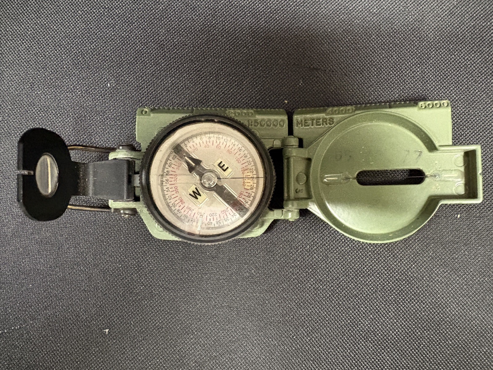 Used USGI Cammenga Model 3H Tritium Lensatic Compass NSN: 6605-01-196-6971