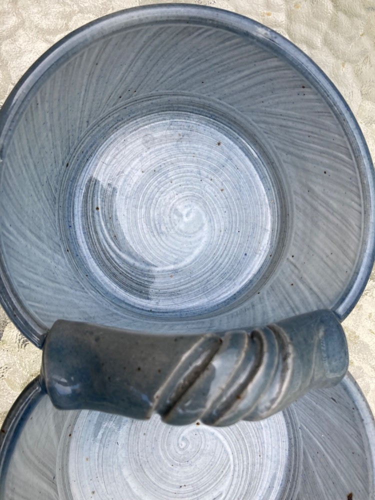 2 sided Pottery Dish, Perfect for table top service .