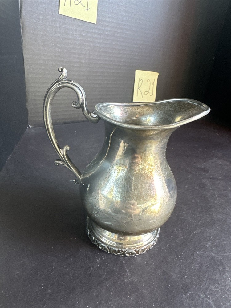 Vintage National Silver Co Creamer Silverplate Pitcher #3002 #R21