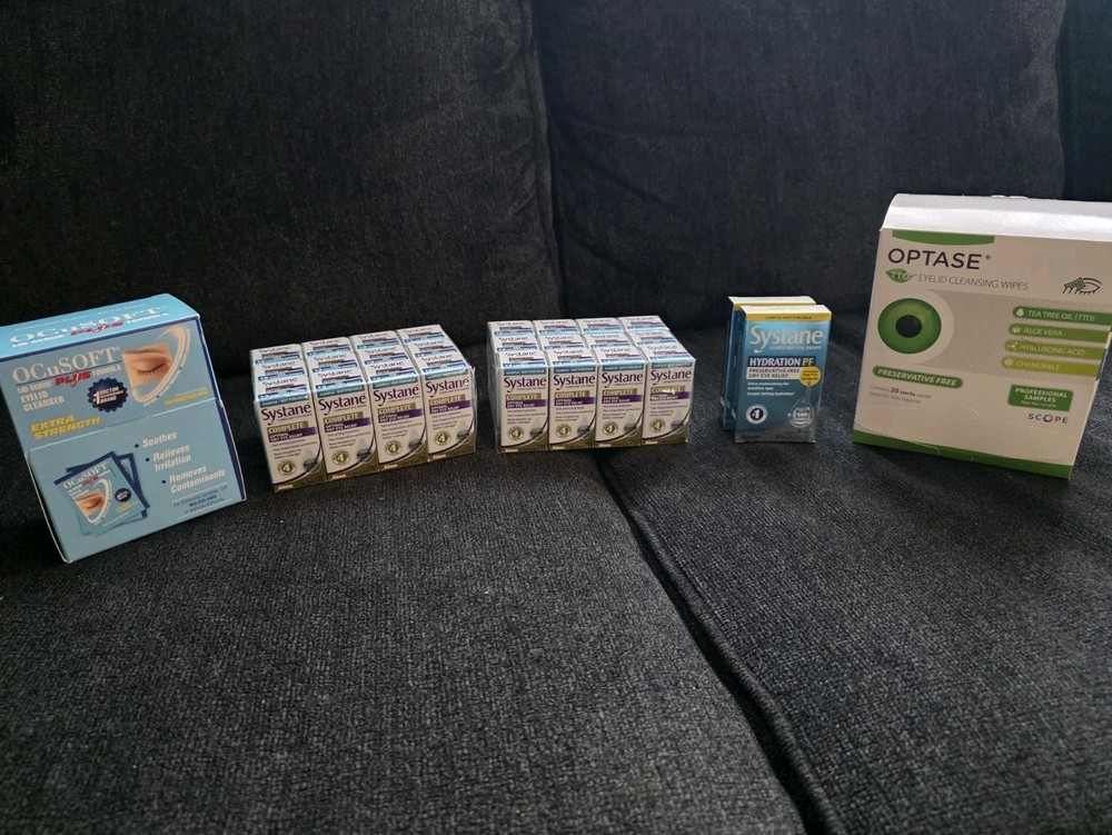 OPTASE Tea Tree Oil. OCUSOFT Plus. SYSTANE Complete. SYSTANE Hydration Bundle