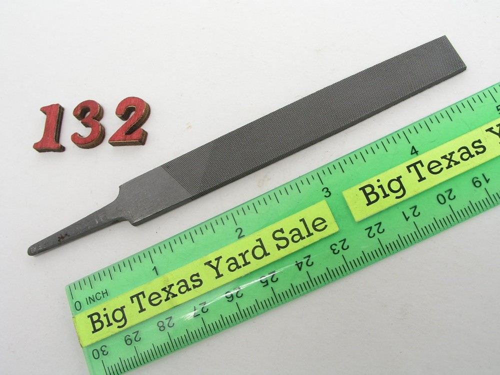 4" Flat File Smooth Cut Grobet USA