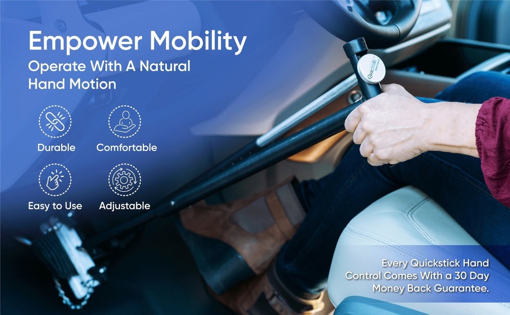 QuicStick Push Pull Portable Hand Control