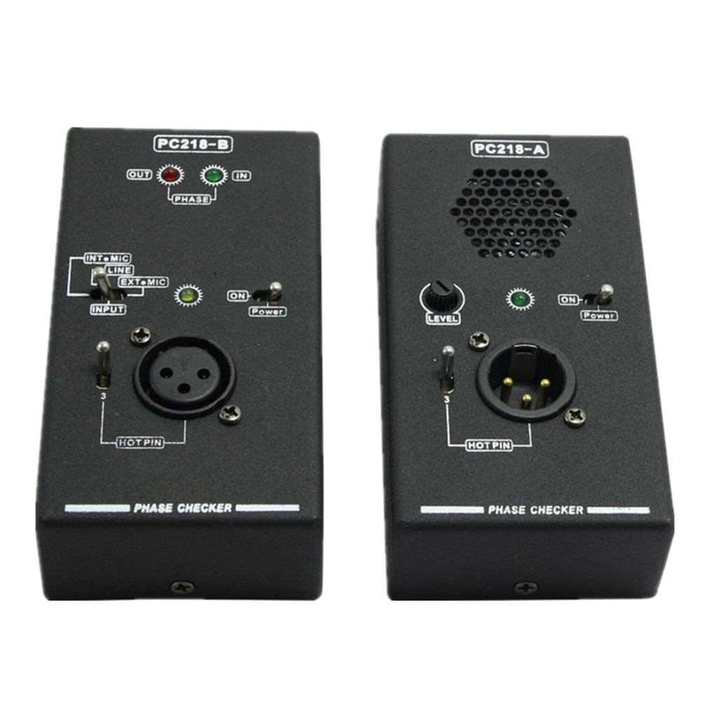 PC218 Phase Polarity Checker Detector for Audio Speaker Microphone Test Kit