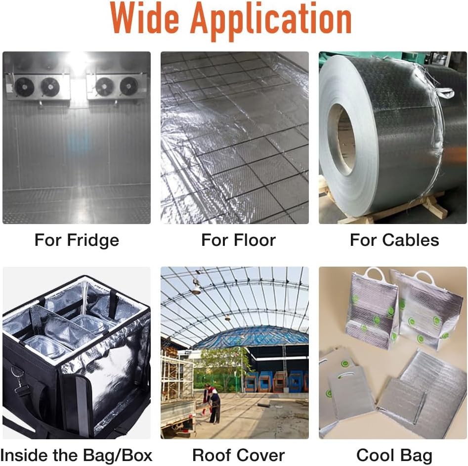 Double Foil Faced Reflective Foam Insulation Solid Vapor Barrier Warehouse 5mm