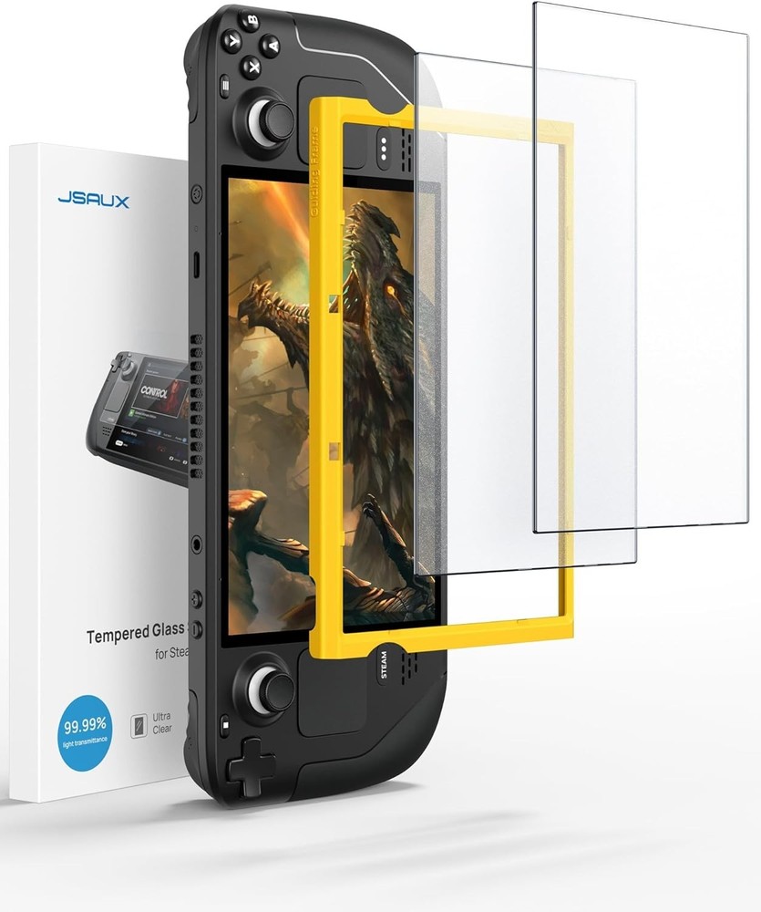 2-Pack Anti Glare Screen Protector for Steam Deck, 9H Hardn