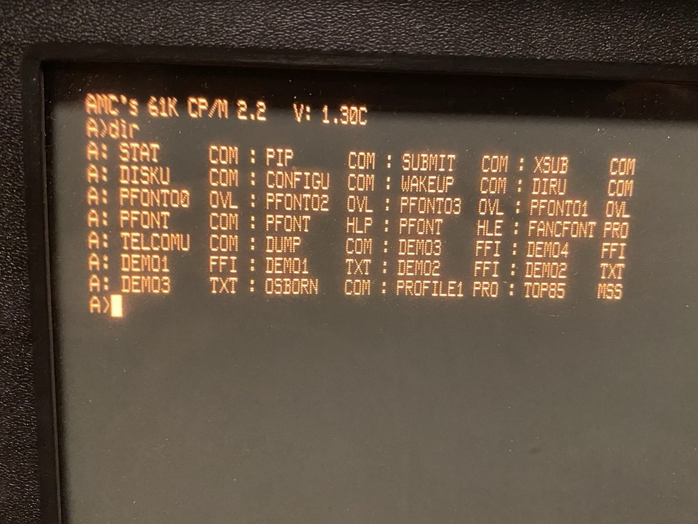 Rare Access Matrix CP/M Portable Vintage Computer from 1983 w System Software