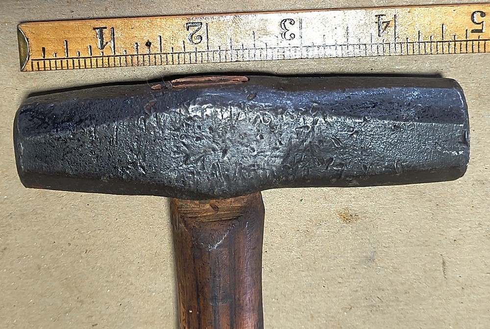 Vintage blacksmith's hammer, double faced