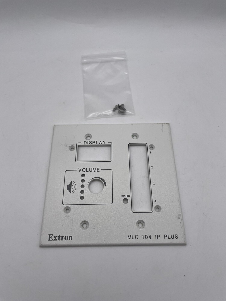 Extron Electronics MLC 104 IP Plus Controller Wall Mount Plate Only