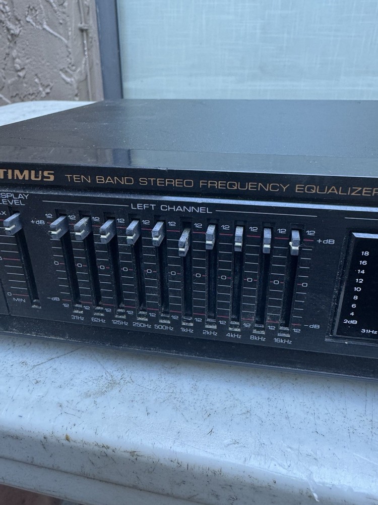 Optimus stereo 10 bands Equalizer model 31-2025