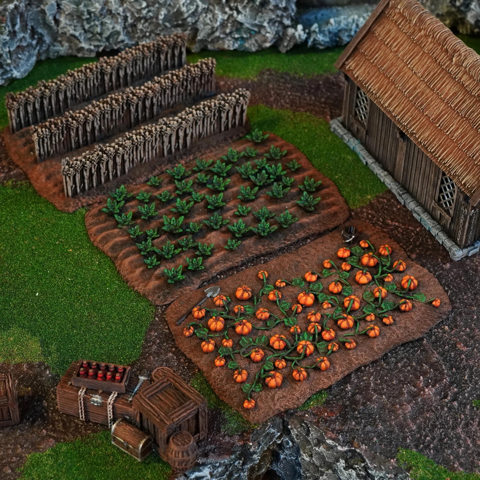 Farm Crops 28mm Tabletop Terrain LOTR Middle Earth MESBG Fantasy