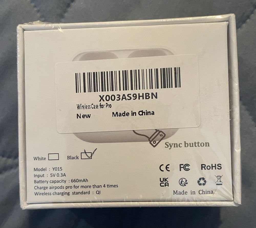 Replacement Wireless Charging Case Compatible with Airpods Pro 1st 2nd Case Only