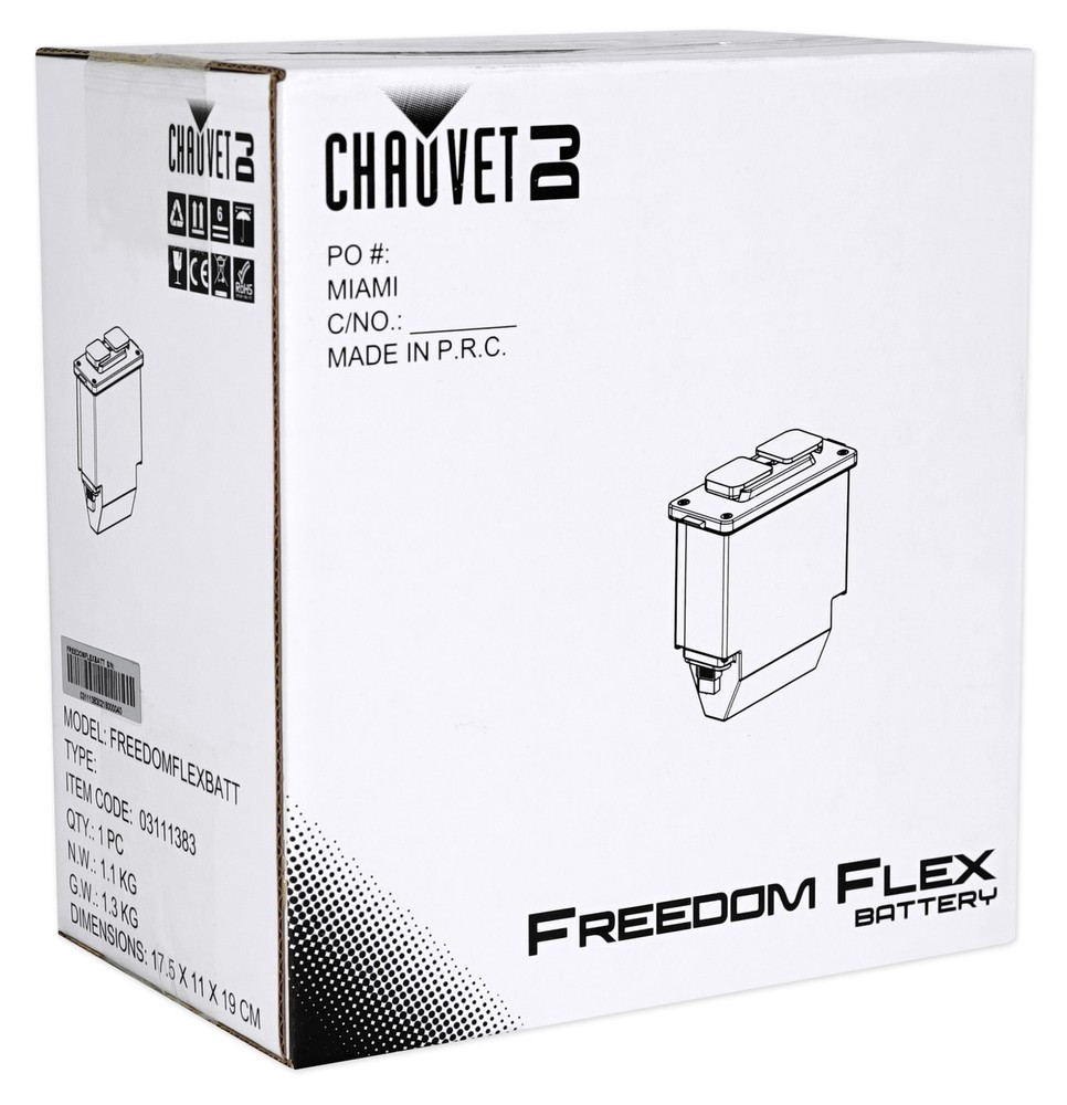 Chauvet Freedom FlexLithium-ion Battery For Use with Any Freedom Flex Unit