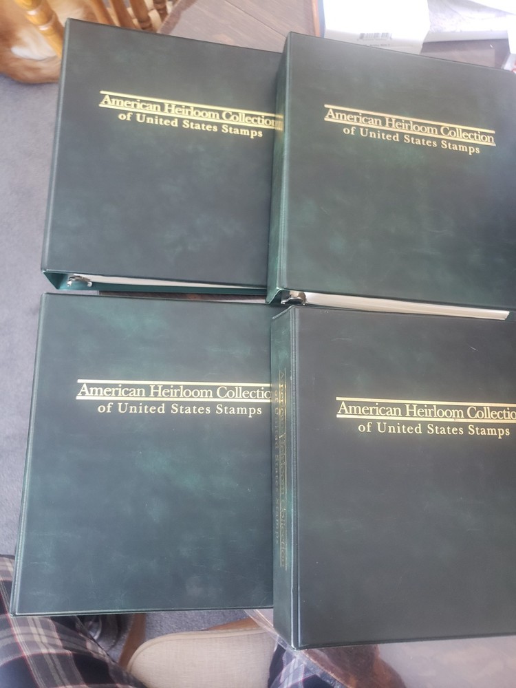 American Heirloom Collection Of United States Stamps Volumes I-IV Plus...