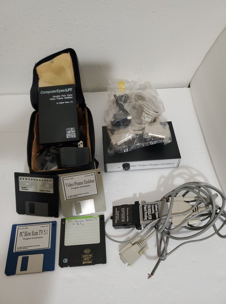 ComputerEyes / LPT Parallel Port Color Video Frame Grabber PC & More - UNTESTED
