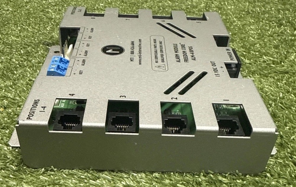 MTI Interactive Alarm Module Freedom Core ALM-4/8POS USED Untested Equipment