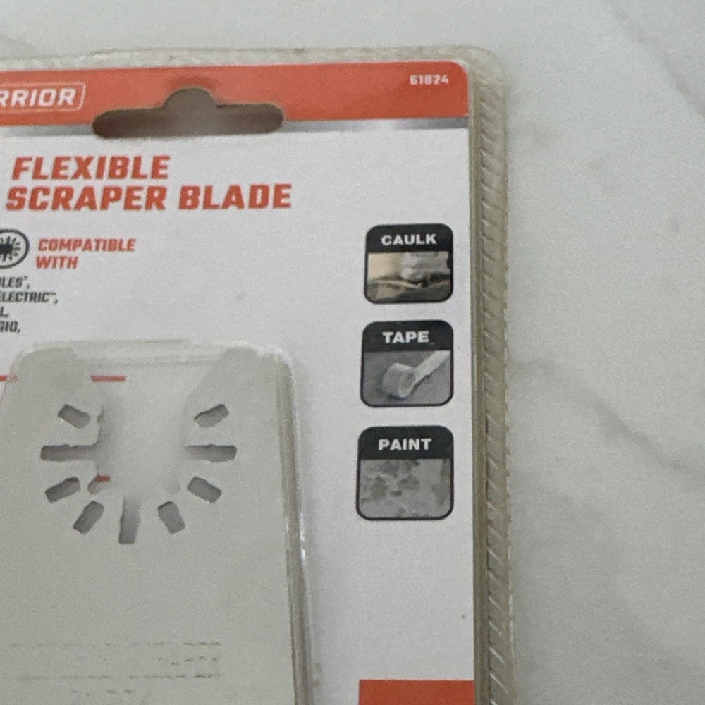 Warrior 2 in. Stainless Steel Flexible Scraper Blade Oscillating Multitool 61824