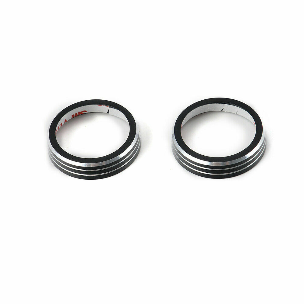 Console Volume Radio AC Knobs Switch Button Cover for Jeep Grand Cherokee 2014+