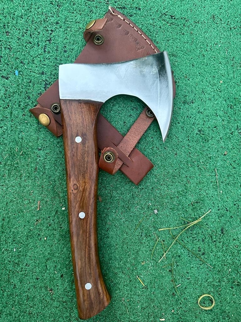 EDC Handmade Axe Wood Cutting, Throwing , Hunting, Camping, Survival & Outdoor