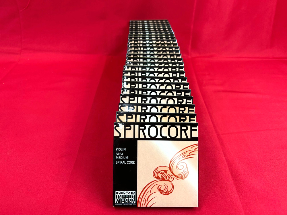 100% Authentic  Thomastik Infeld Spirocore Violin String Set S15 4/4 -Chrome E