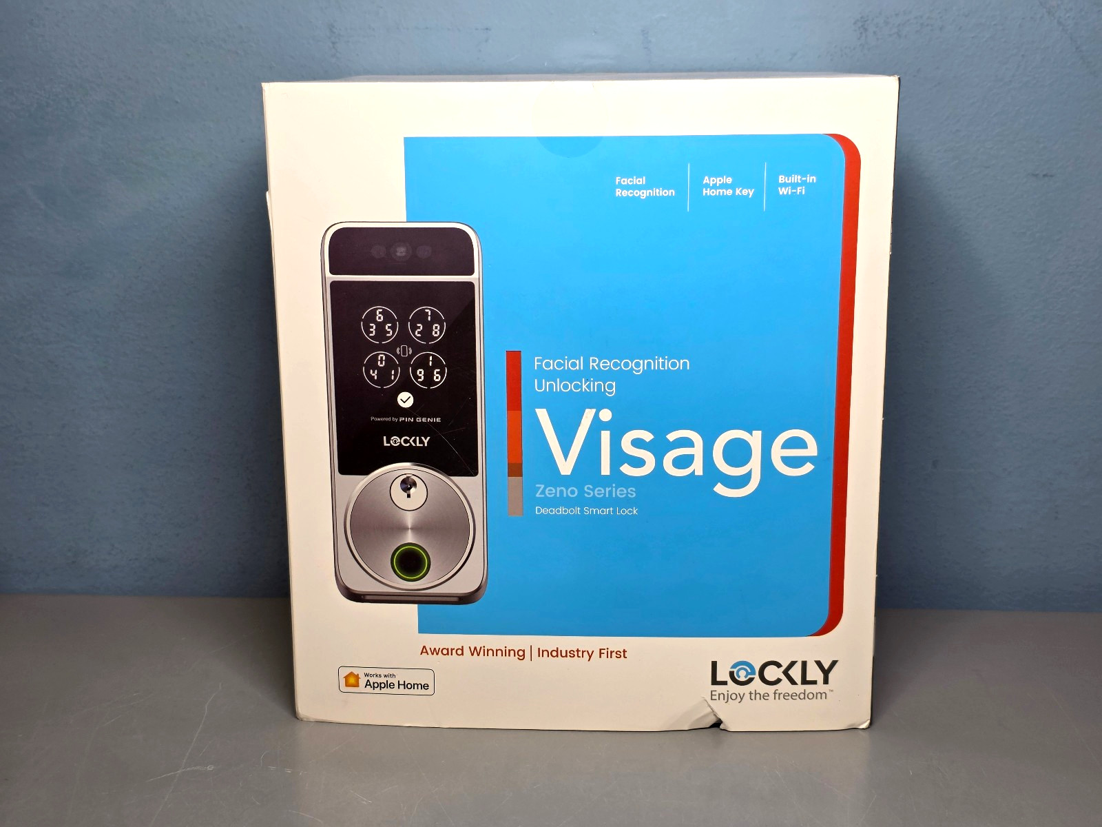 Lockly Visage Zeno Series Deadbolt Smart Lock Facial Recognition New & Sealed