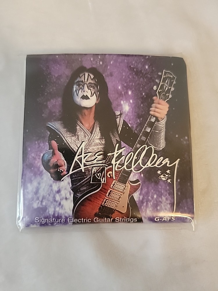 Rare! KISS - New/Unopened Package Of OOP Ace Frehley Guitar Strings By Gibson!