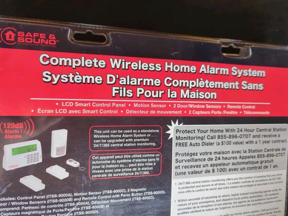 Defiant Wireless Home Security System NO Bluetooth/Internet connection required