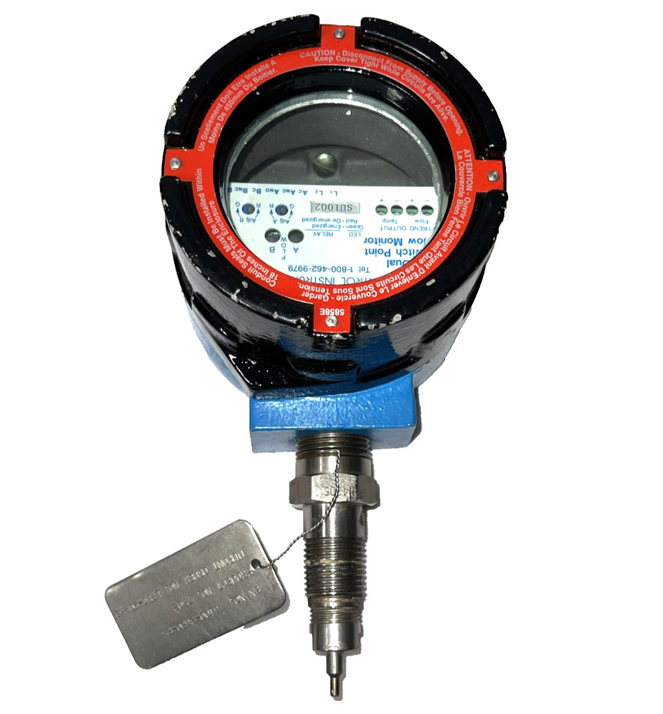 ETA Control Instruments SU1002 Dual Point Mass Flow Switch 115VAC Explosion