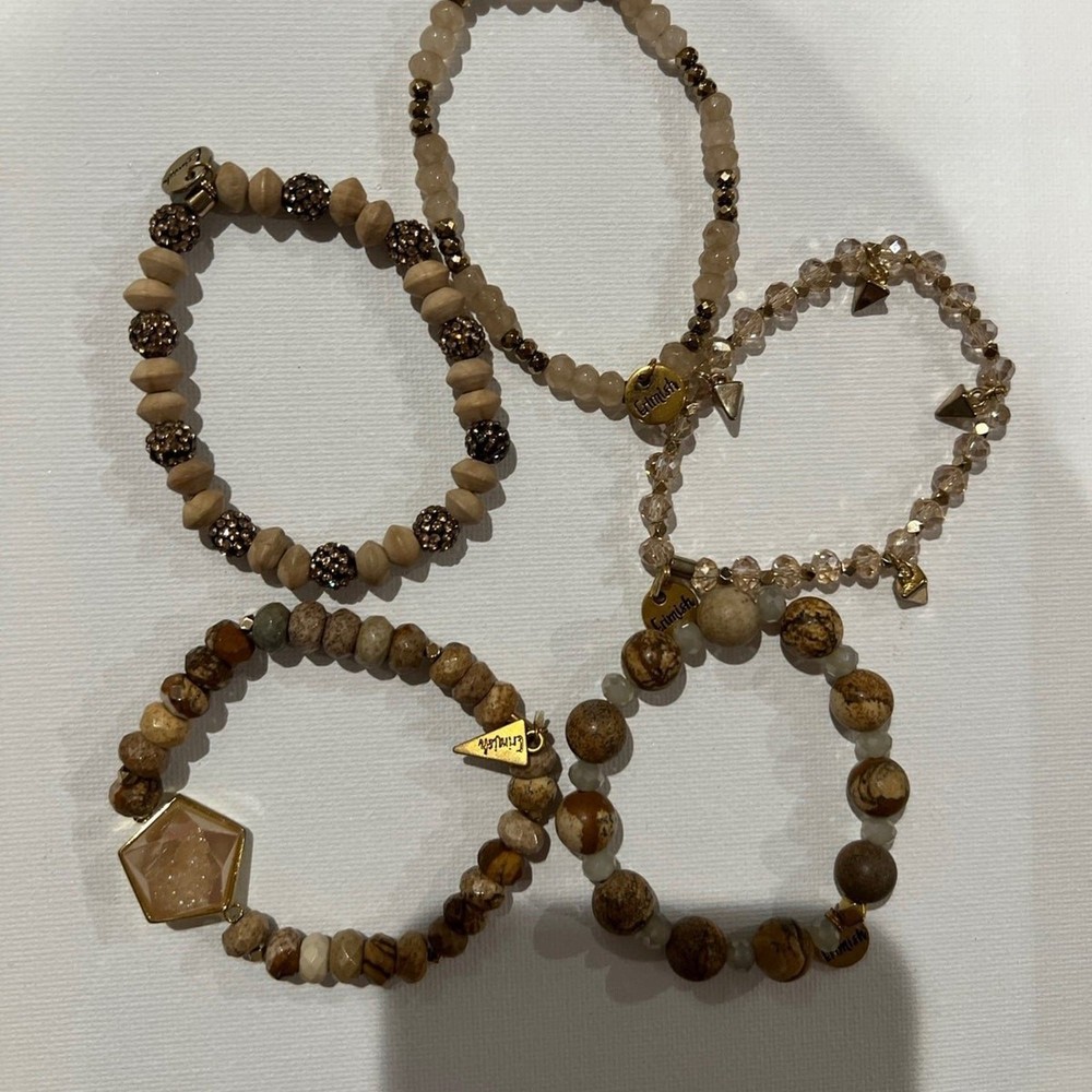 Custom Erimish Druzy Bracelet Stack