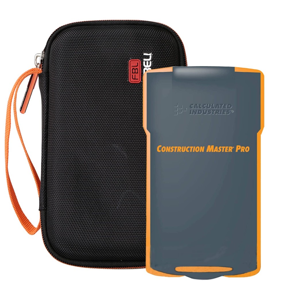 Hard Carrying Case for Construction Master Pro Calculator Models 4065 4080