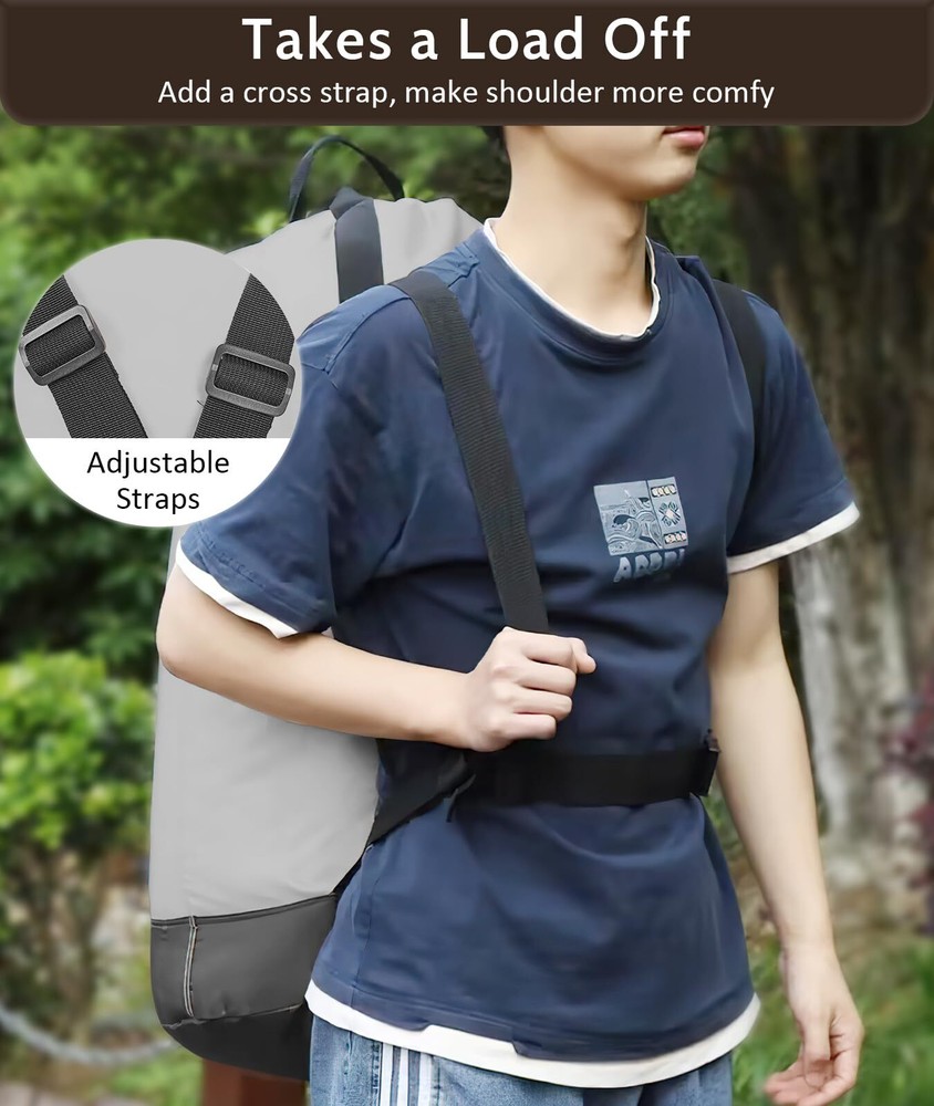 Laundry Bag Backpack Laundry Bag with Straps College Laundry Backpack Extra L
