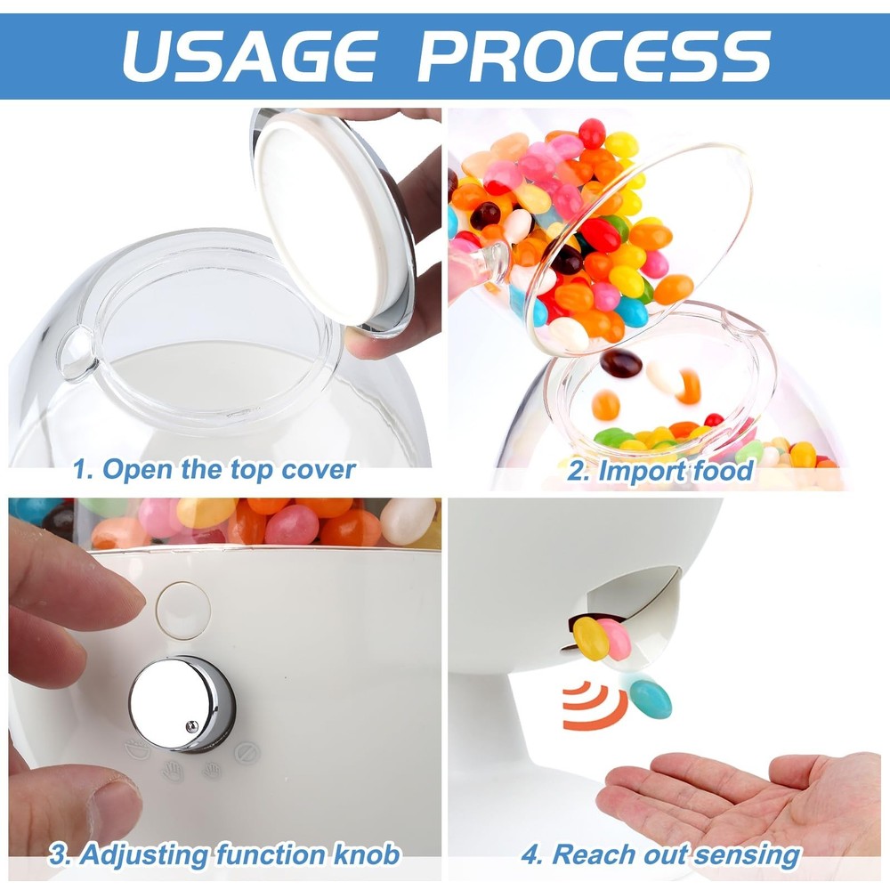 12"Large Automatic Candy Dispenser Machine,Vintage Motion Activated Candy Dis...