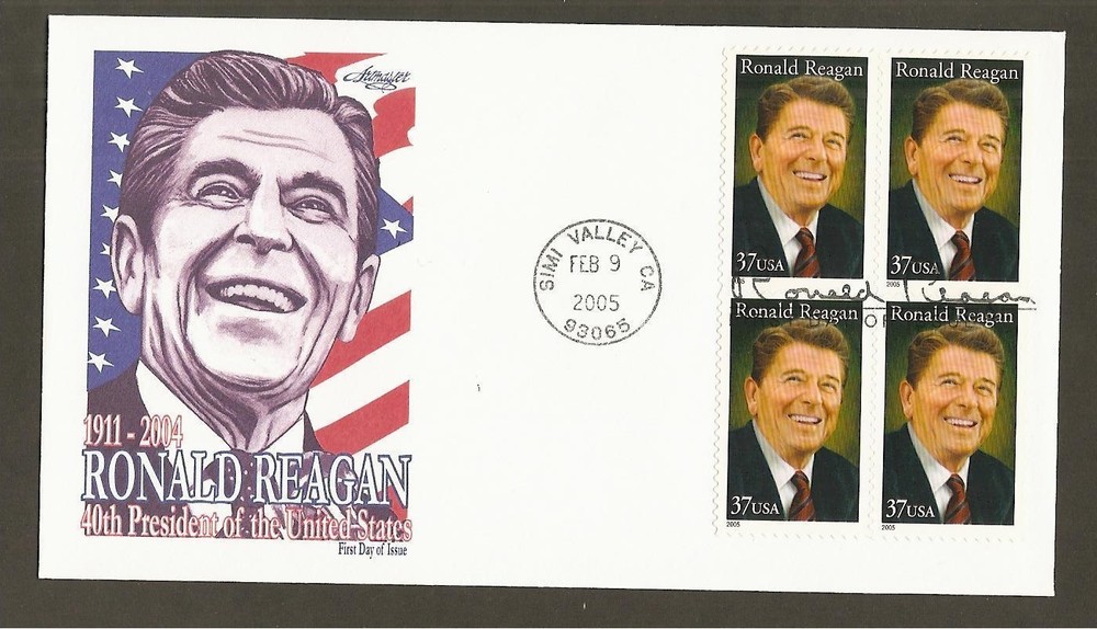 #3897 37c Ronald Reagan - Artmaster  FDCB4