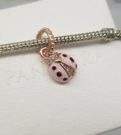 Pandora Rose Lucky Pink Ladybird Pendant Pre-Owned Jewelry