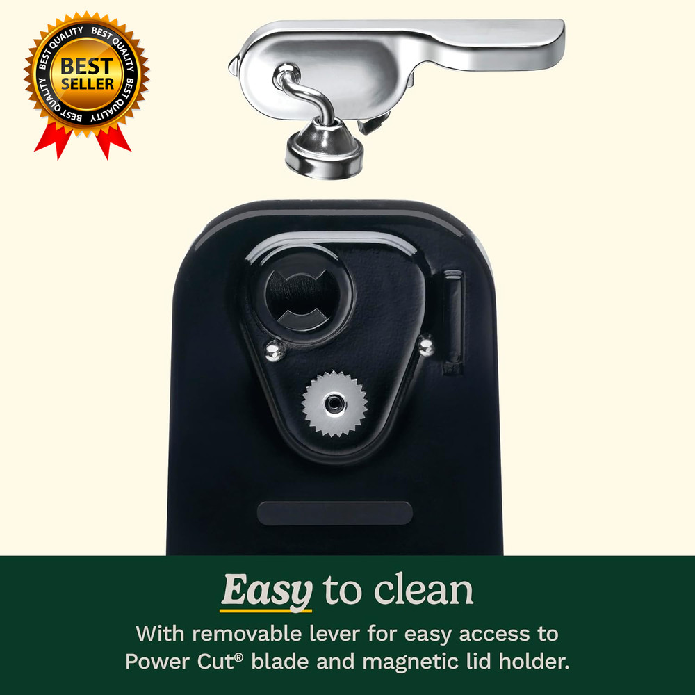 Deluxe Electric Can Opener, Single-Touch Automatic Can