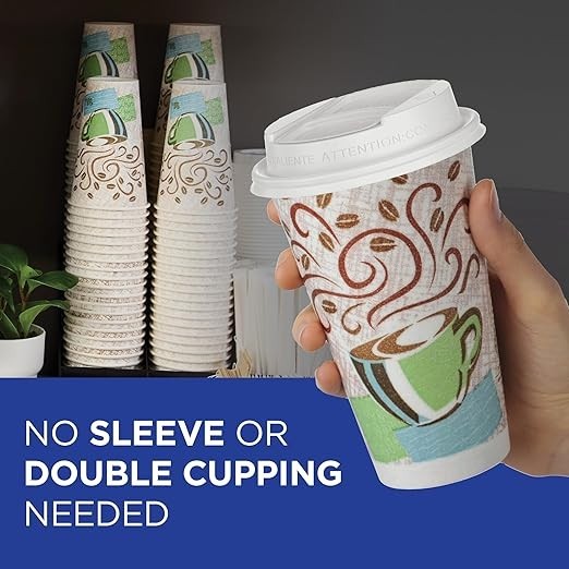 Dixie PerfecTouch 16 oz Paper Coffee Cups