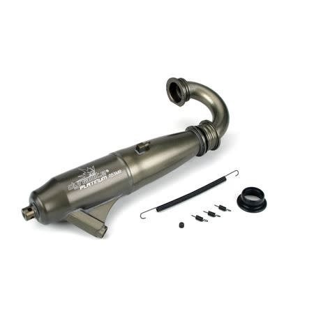 DYNP5003 1/8 053 MID-RANGE INLINE EXHAUST SYSTEM: HARD ANODIZED