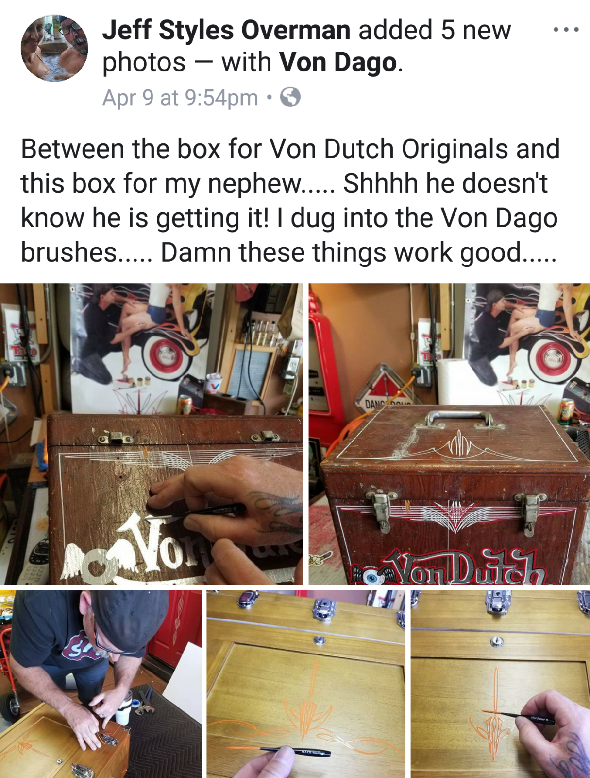 # 00 Mack - Von Dago SYNTHETIC HAIR Scrolling / Pinstriping Brush