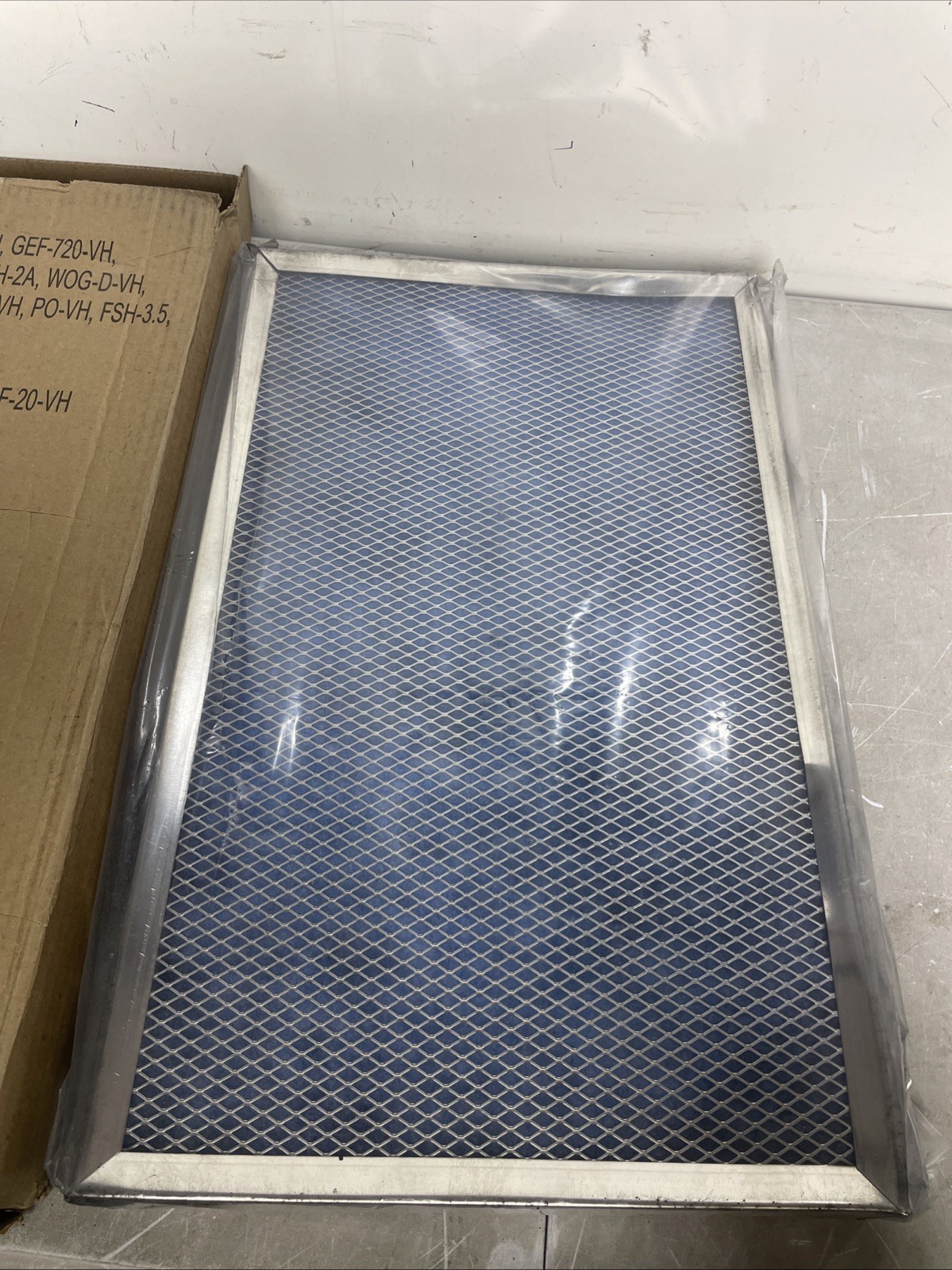 Fryer Ventless Hood Charcoal Filter 30248, 20" x 12-3/8" x 2" FSH-2 FSH-3.5