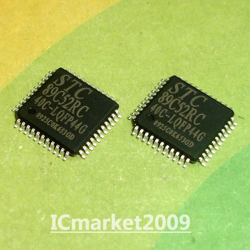 5 PCS STC89C52RC-40C-LQFP44G STC 89C52RC MCU Microcontroller Chip IC