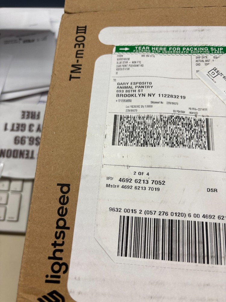 Lightspeed POS Bundle For Desktop Computers W Supplies Used