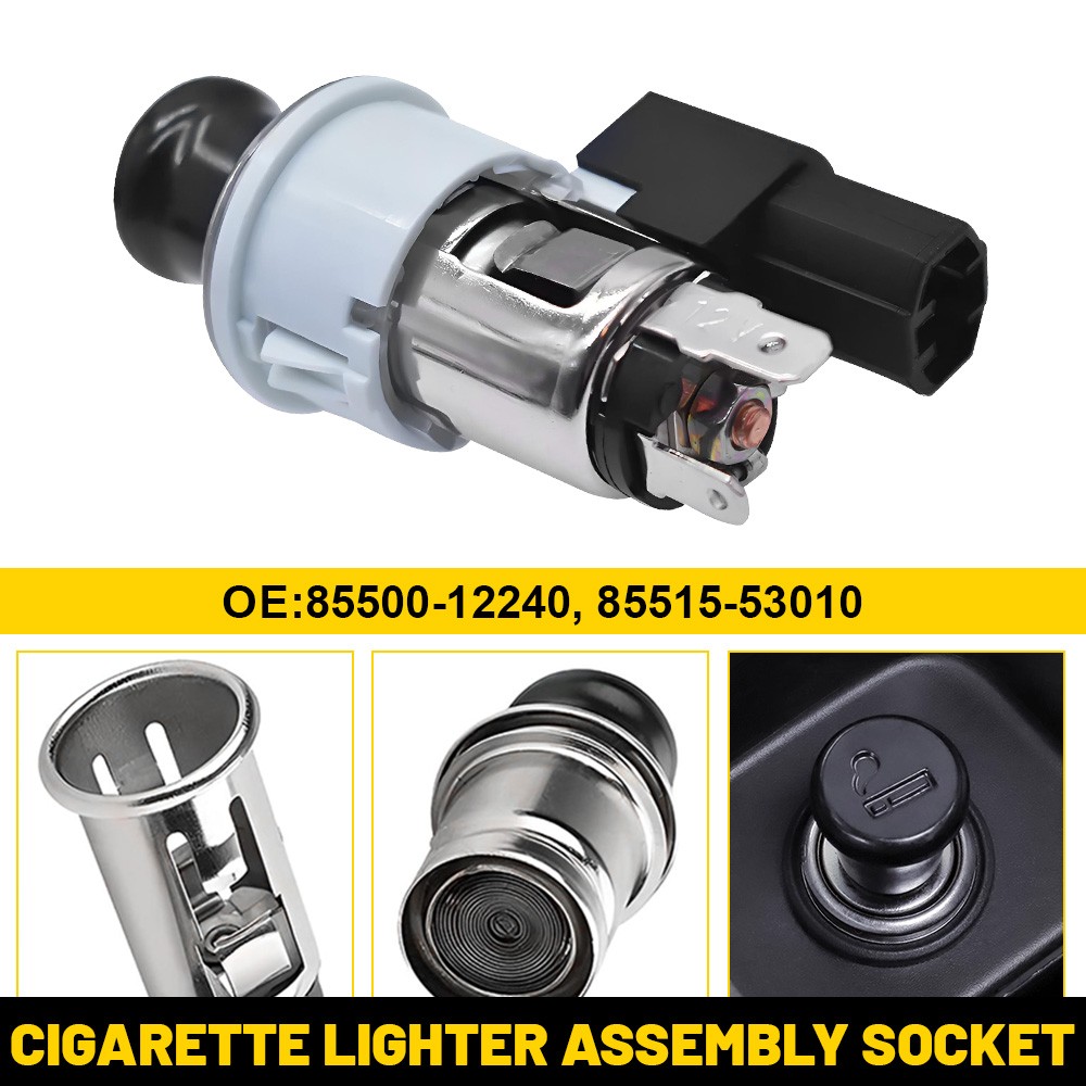 Cigarette Lighter Assembly Socket Element & Bezel For Toyota Corolla/Lexus