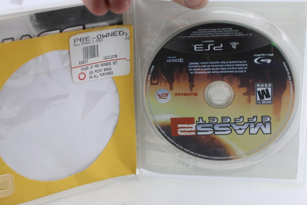 Mass Effect 2 PS3 Play station 3 sony Video Game