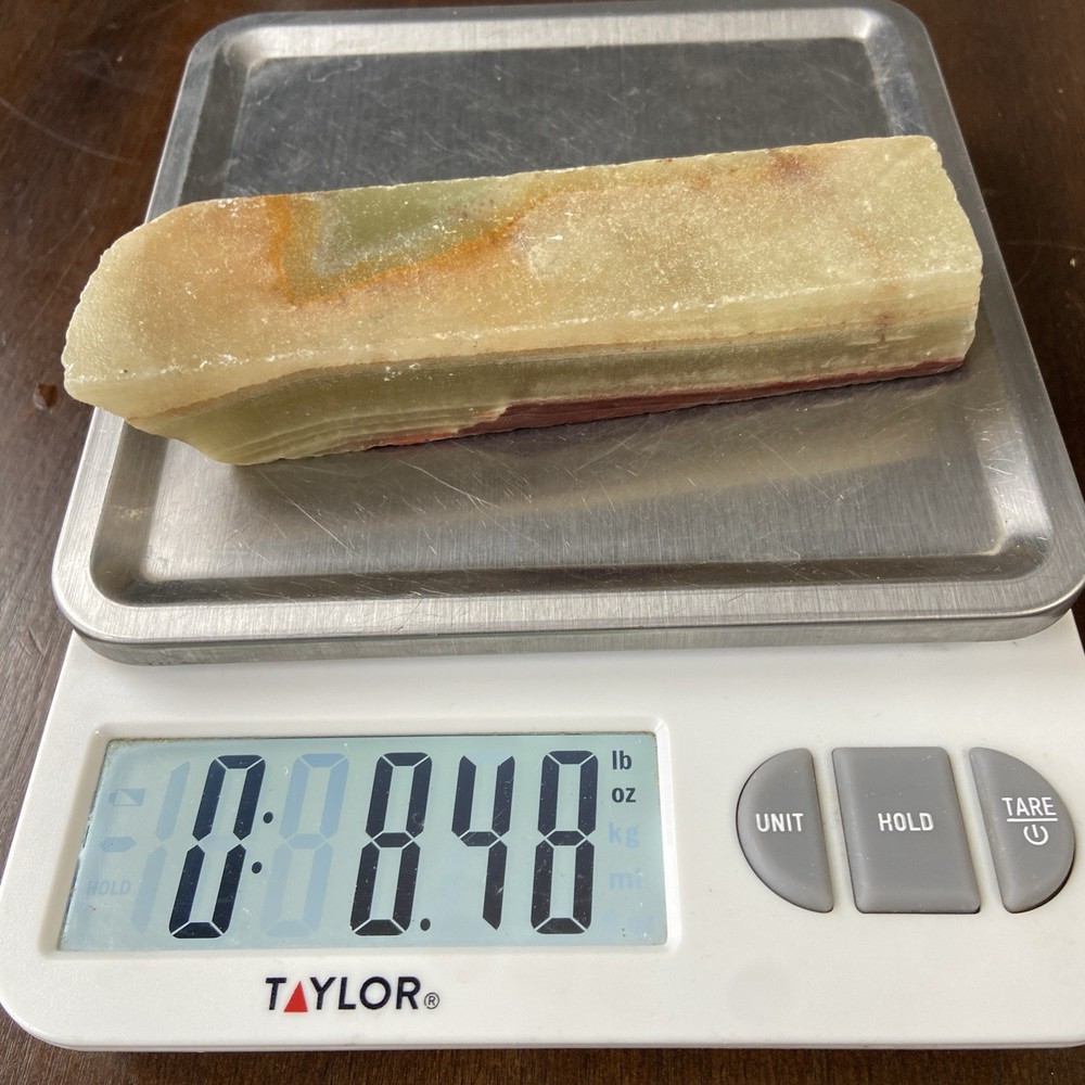 Green Onyx Lapidary Cabbing Rough 8.48 Oz