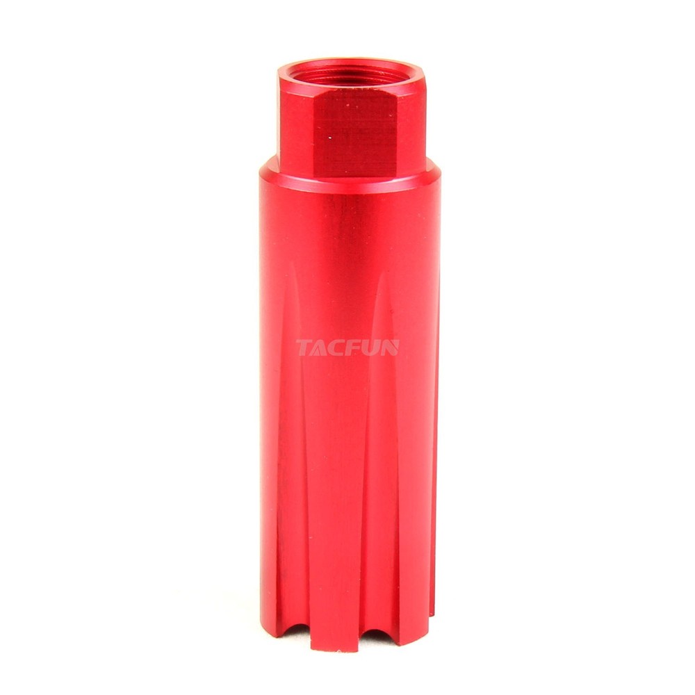 RED Muzzle Brake 1/2x28 TPI Low Concussion Linear Compensator for .223 22LR