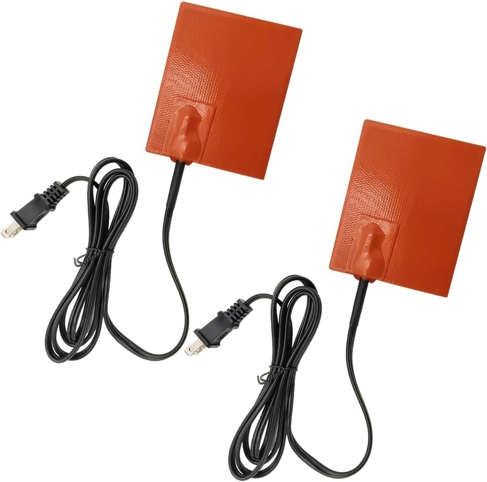 Thermostat-Equipped Engine Heater Pads - 2 PCS for Enhanced Winter Performance