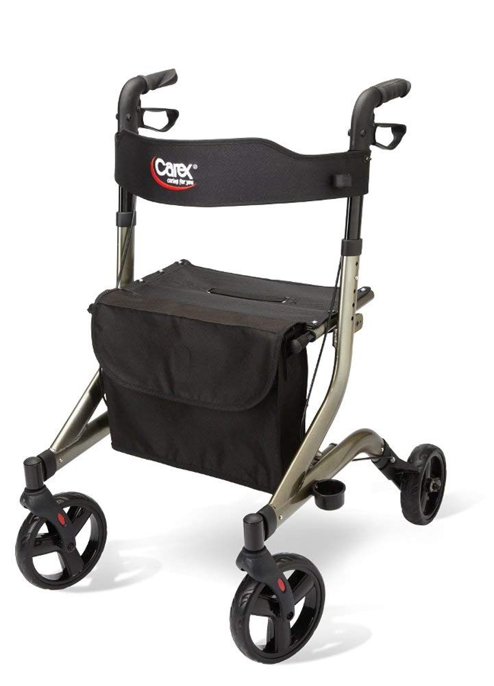 Crosstour Rolling Walker Rollator - Rolling Walker with Seat - Folding, Euro ...