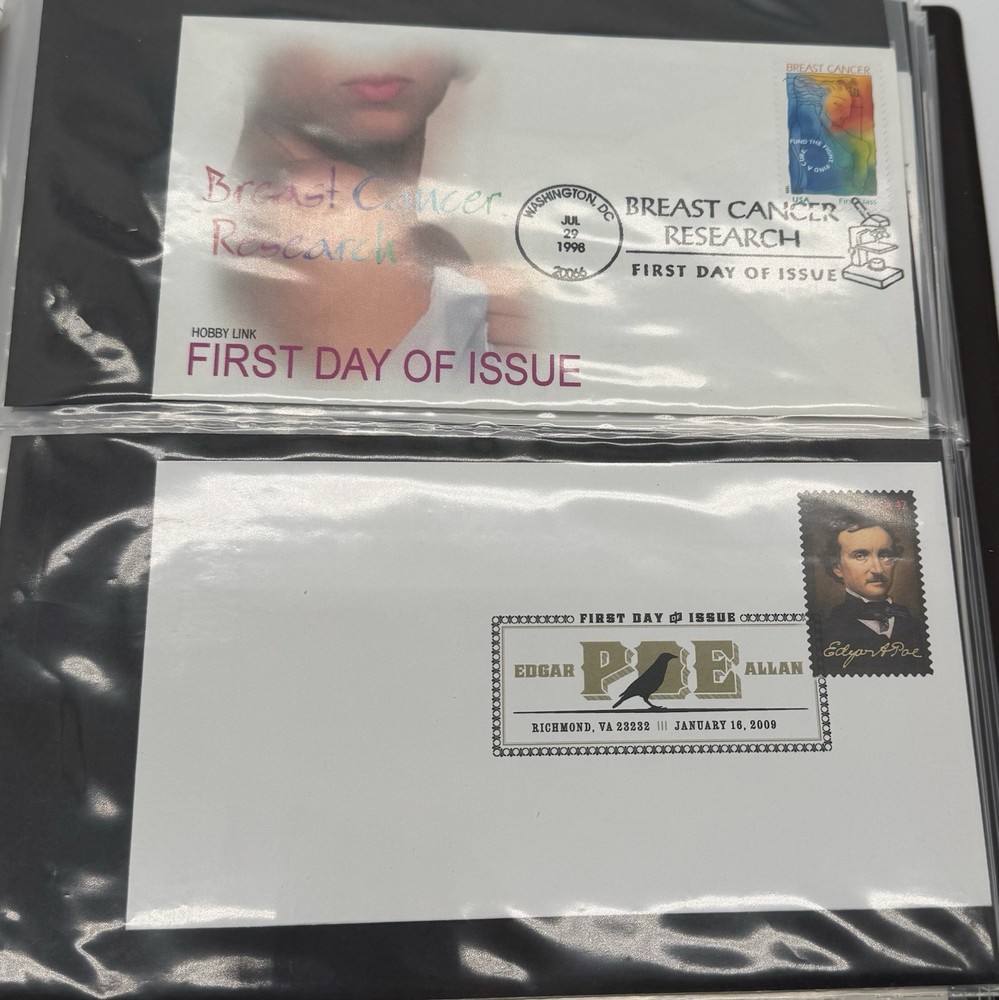 Commemorative First Day Issue Envelope/Postcard Collection Book ￼