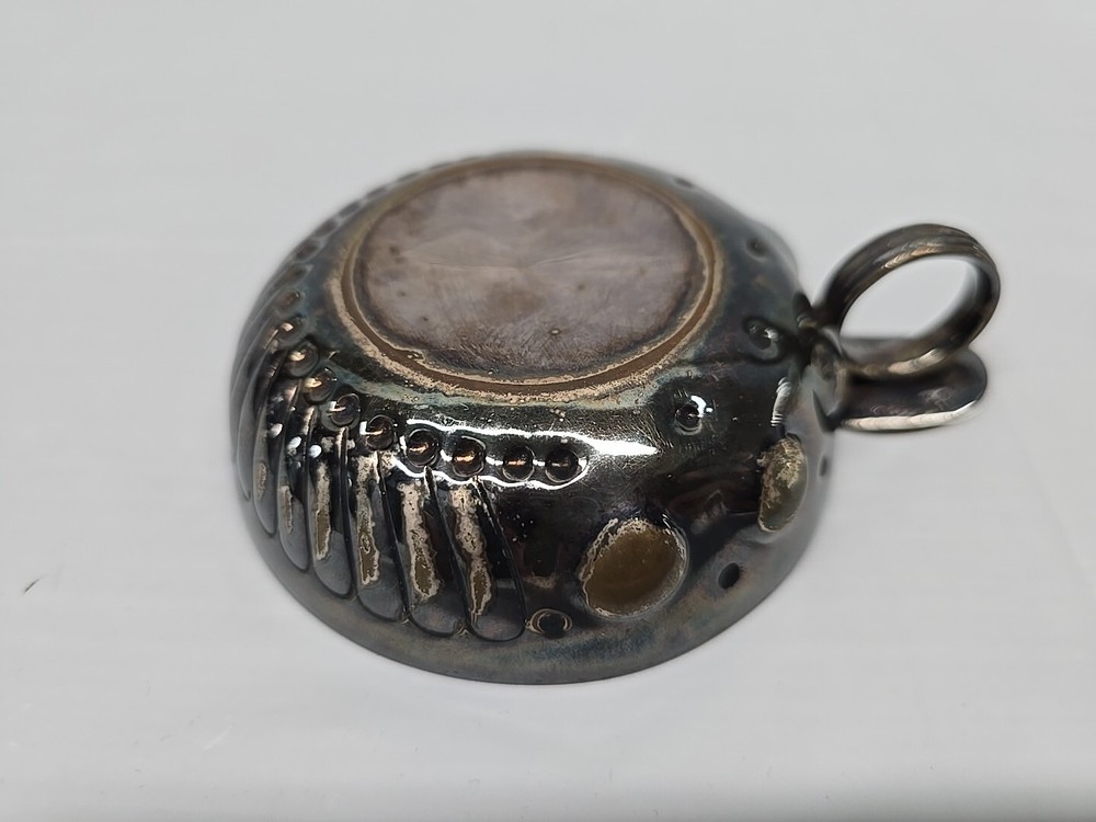 Sommelier wine taster by William Adams Sheffield England Silverplate Vintage