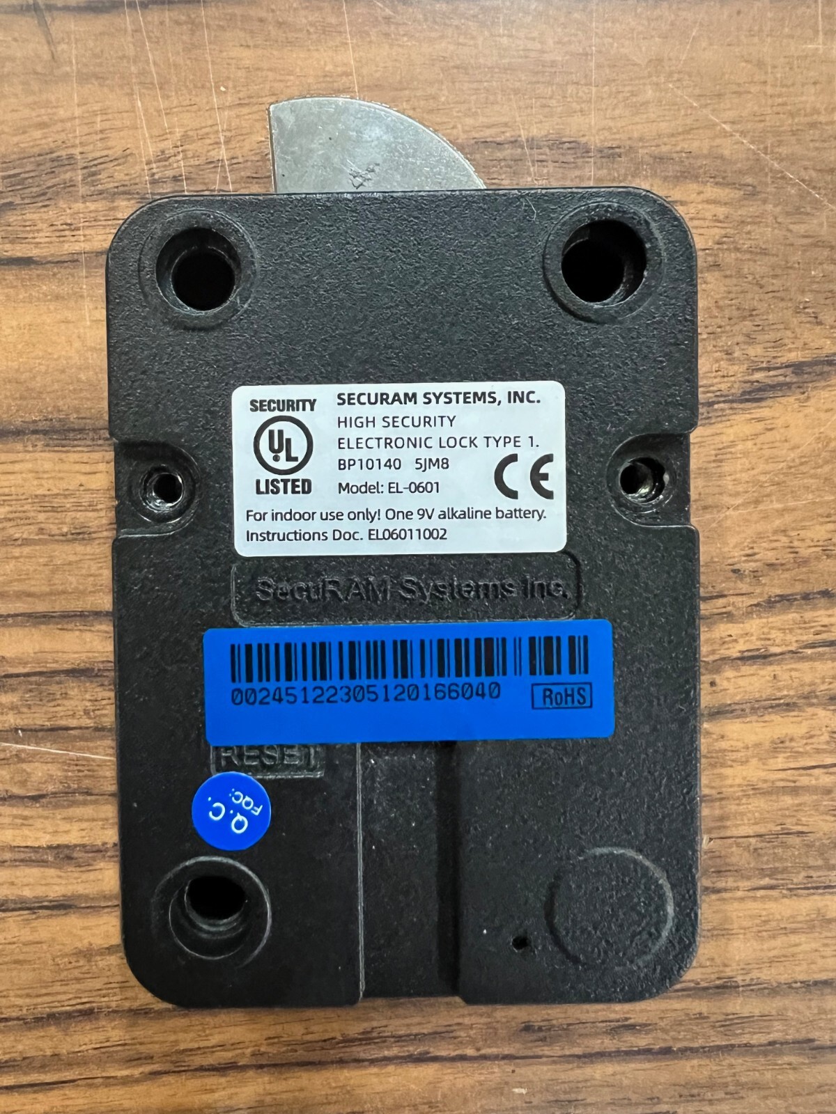 Lock ONLY-SecuRam Swingbolt Lock for Electronic Keypads-Swingbolt Lock ONLY!